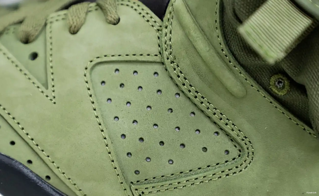 6 JORDAN SCOTT 'OLIVE' X RETRO TRAVIS AIR 0423